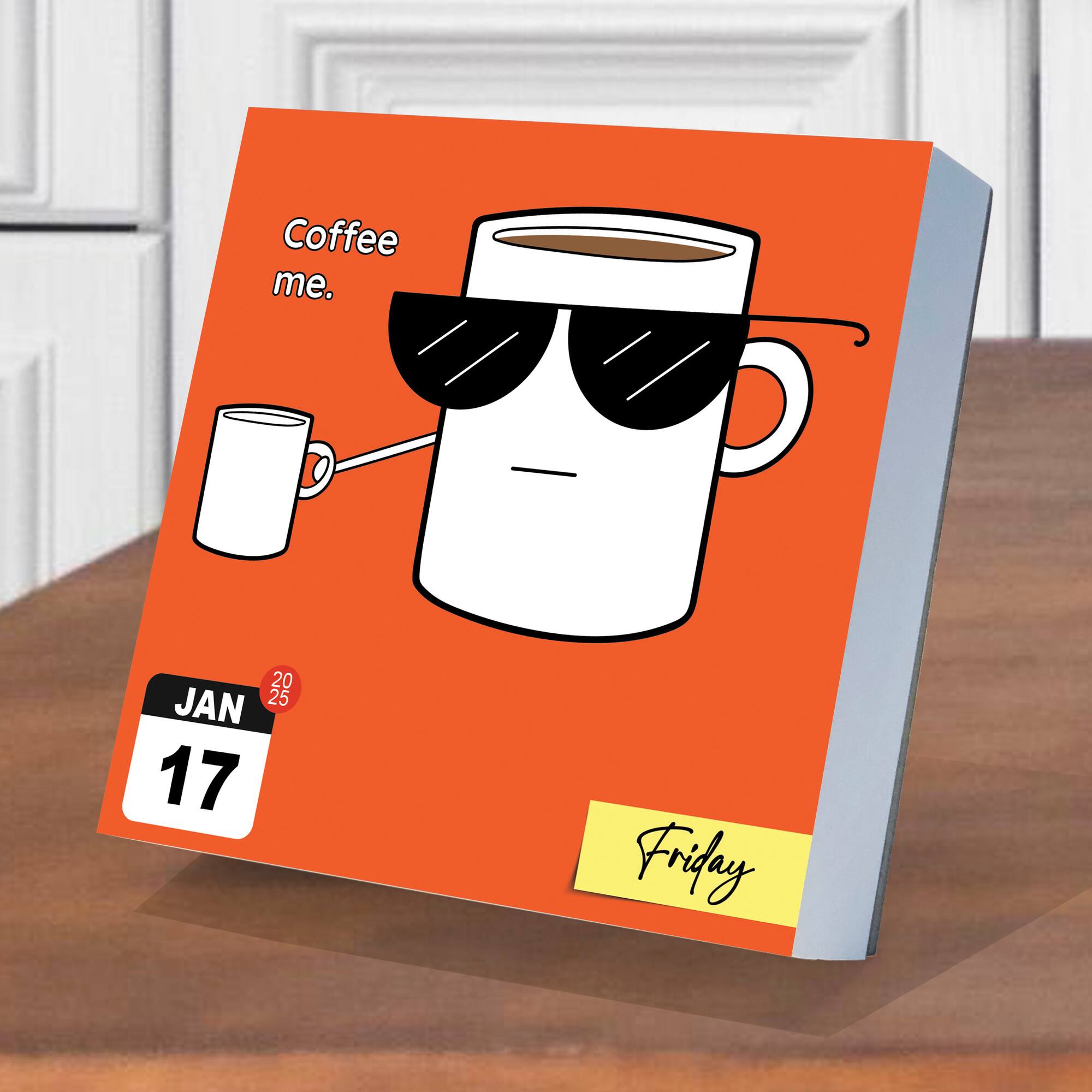 TF Publishing 2025 Per My Previous Email Daily Desktop Calendar